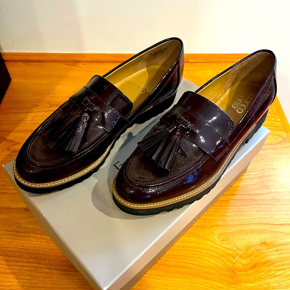 Franco Sarto Dark burgundy loafers
